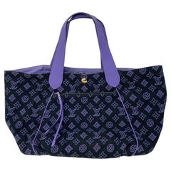Louis Vuitton Purple Tote Bag
