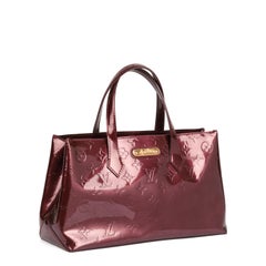 LOUIS VUITTON Lila Vernis Leder Wilshire PM