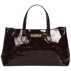Louis Vuitton Purple Vernis Wilshire PM