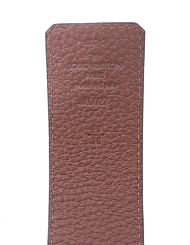 Louis Vuitton LV Pyramide 40mm Reversible Belt Leather Belt Kit - Brown  Belts, Accessories - LOU771810