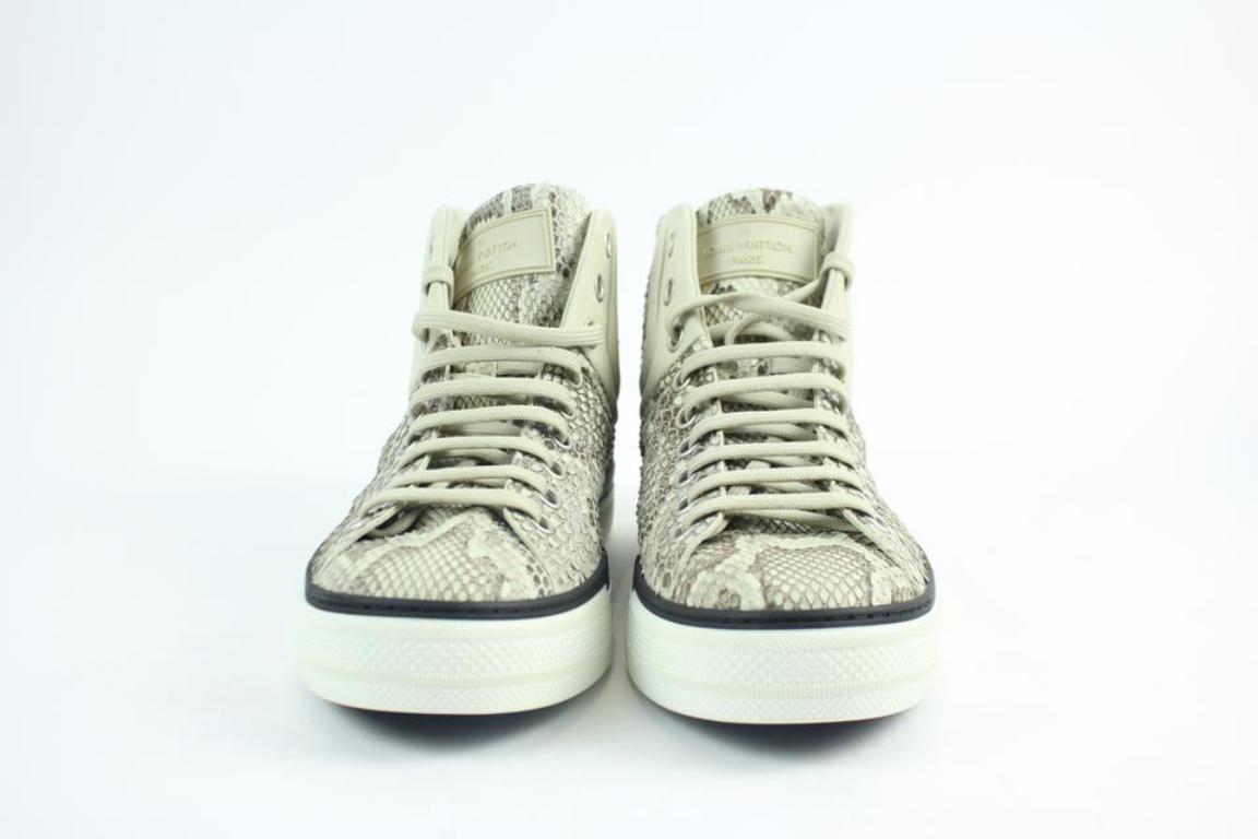 Louis Vuitton Python High Top Sneaker 25lva1114 Sneakers In New Condition For Sale In Forest Hills, NY