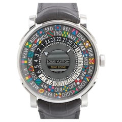 Louis Vuitton Q5D200 Escalar Automatic Time zones Watch Box & Papers