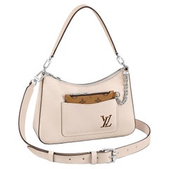 Louis Vuitton Quartz White Epi Leather Marelle Bag
