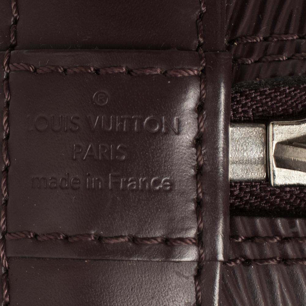 Louis Vuitton Quetsche Epi Leather Alma BB Bag 5