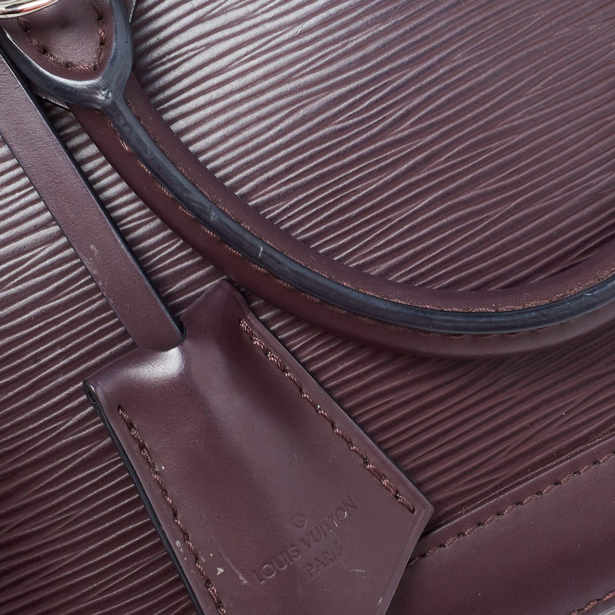 Louis Vuitton Quetsche Epi Leather Alma BB Bag For Sale 7
