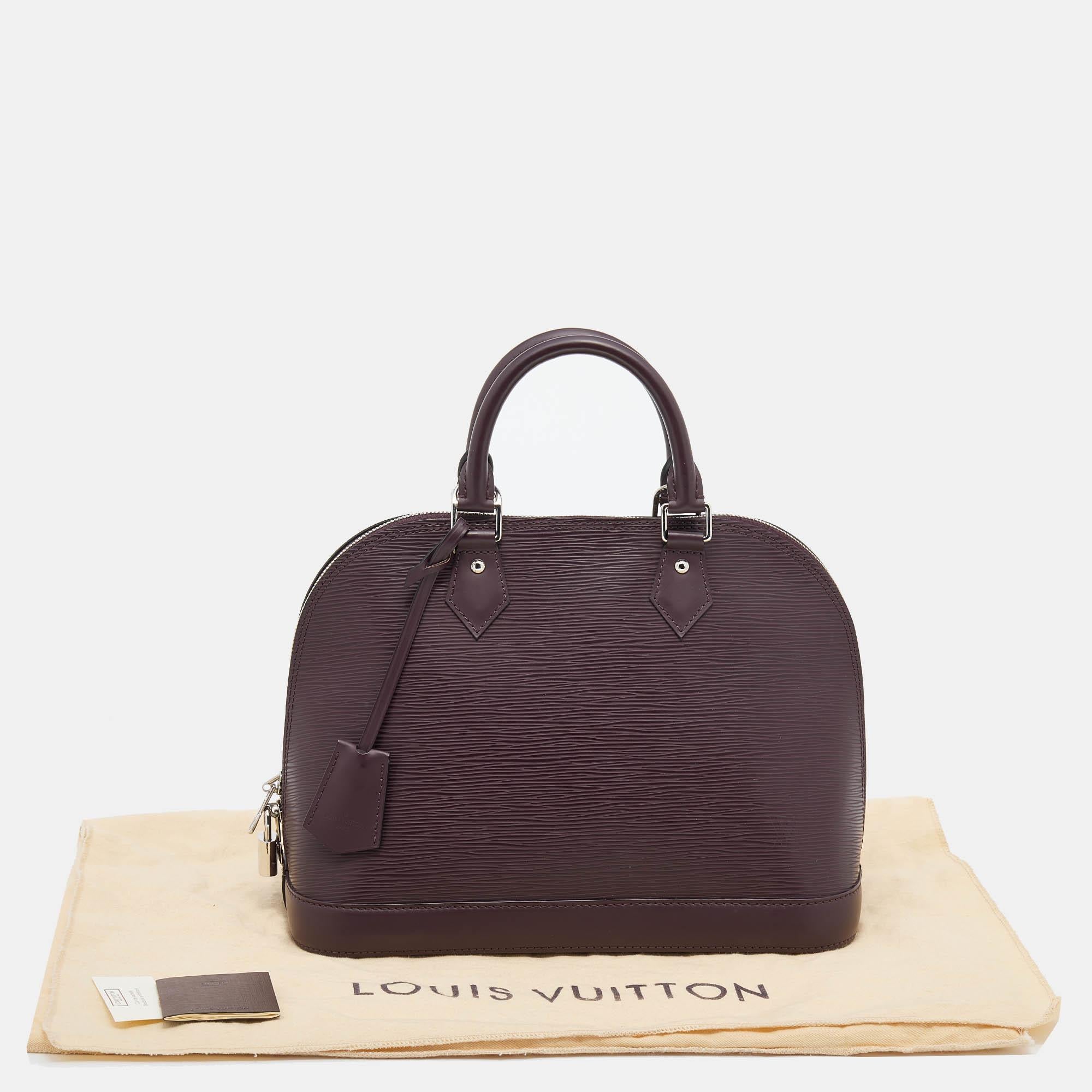 Louis Vuitton Quetsche Epi Leather Alma PM Bag 4