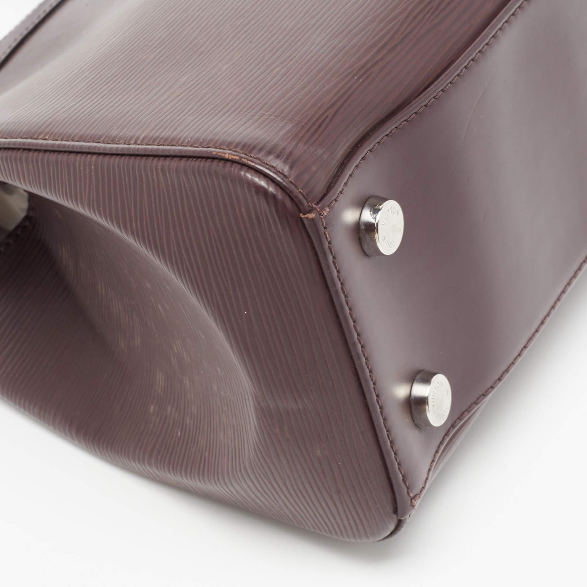 Louis Vuitton Quetsche Epi Leather Brea MM Bag 7
