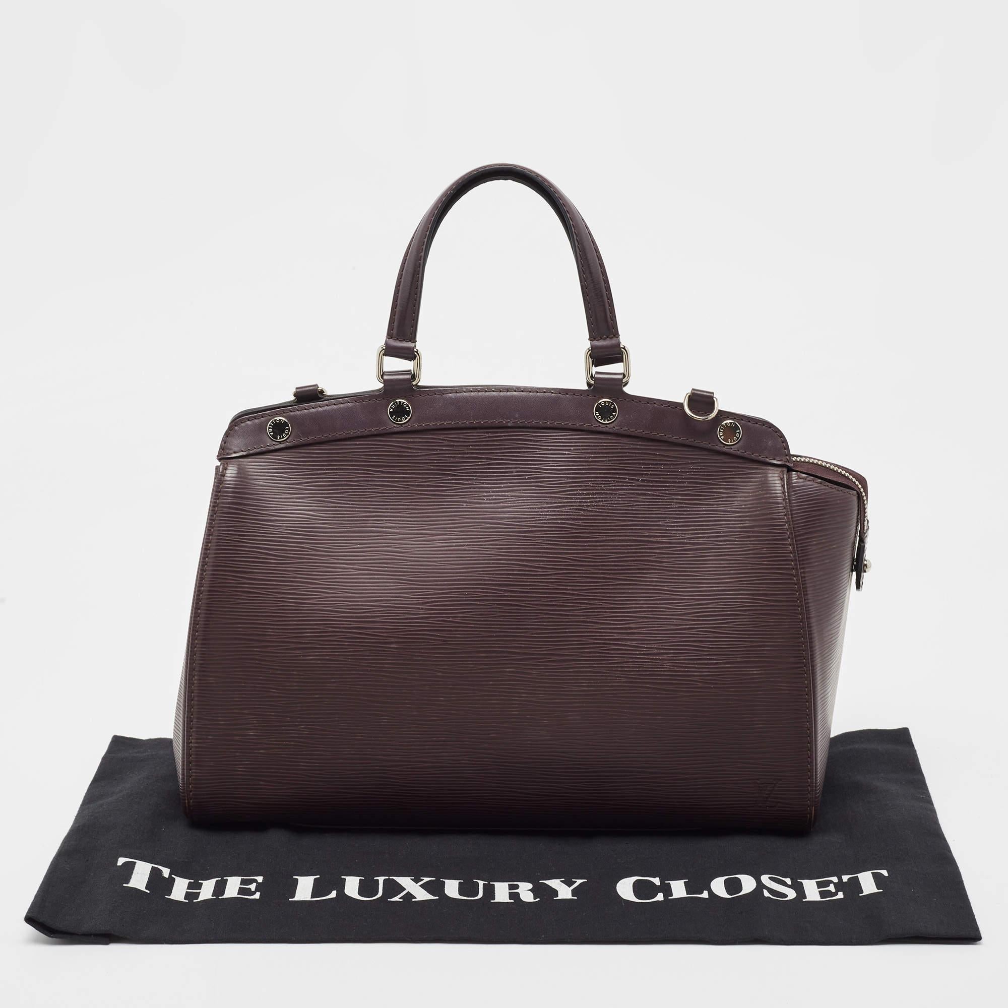 Louis Vuitton Quetsche Epi Leather Brea MM Bag 12