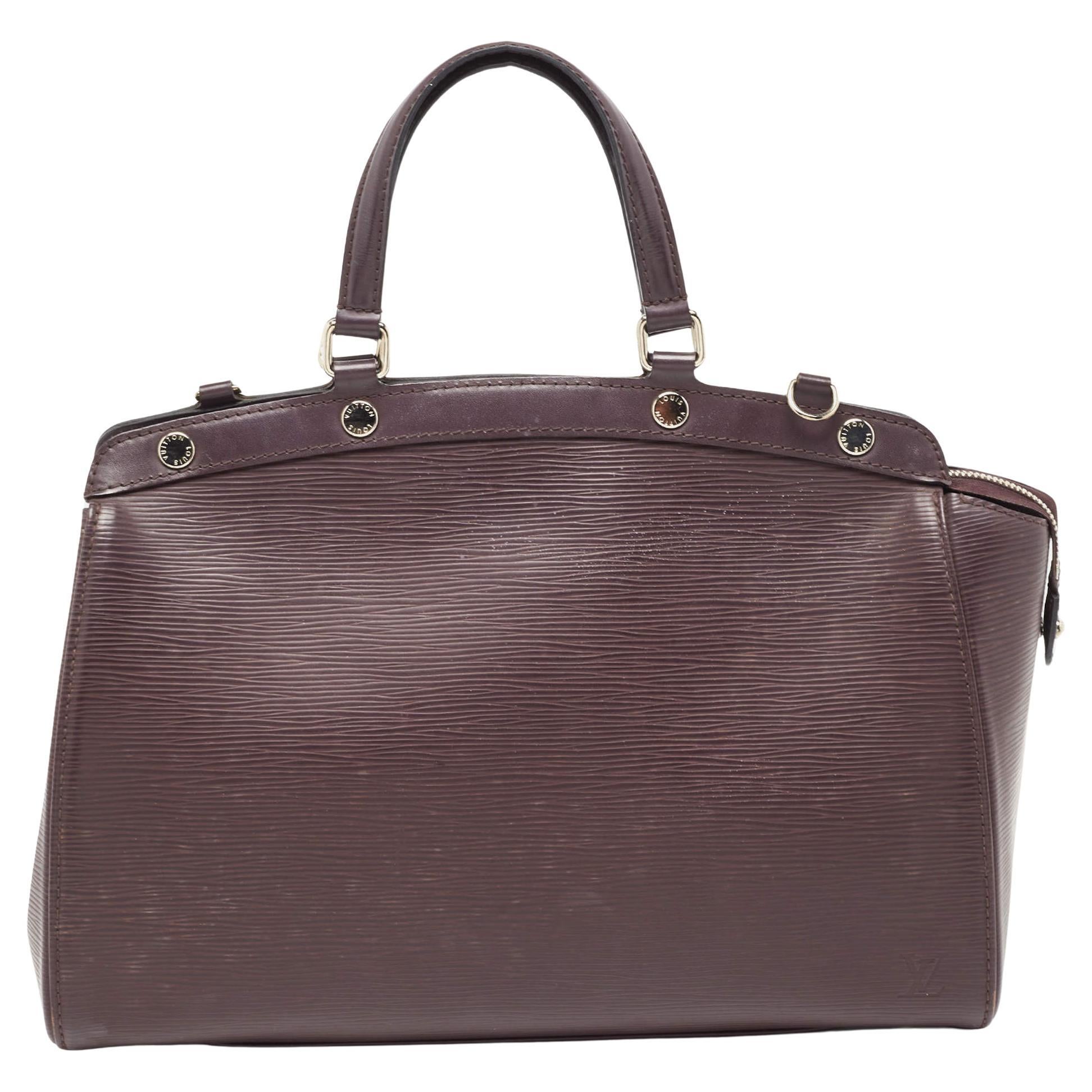 Louis Vuitton Quetsche Epi Leather Brea MM Bag For Sale
