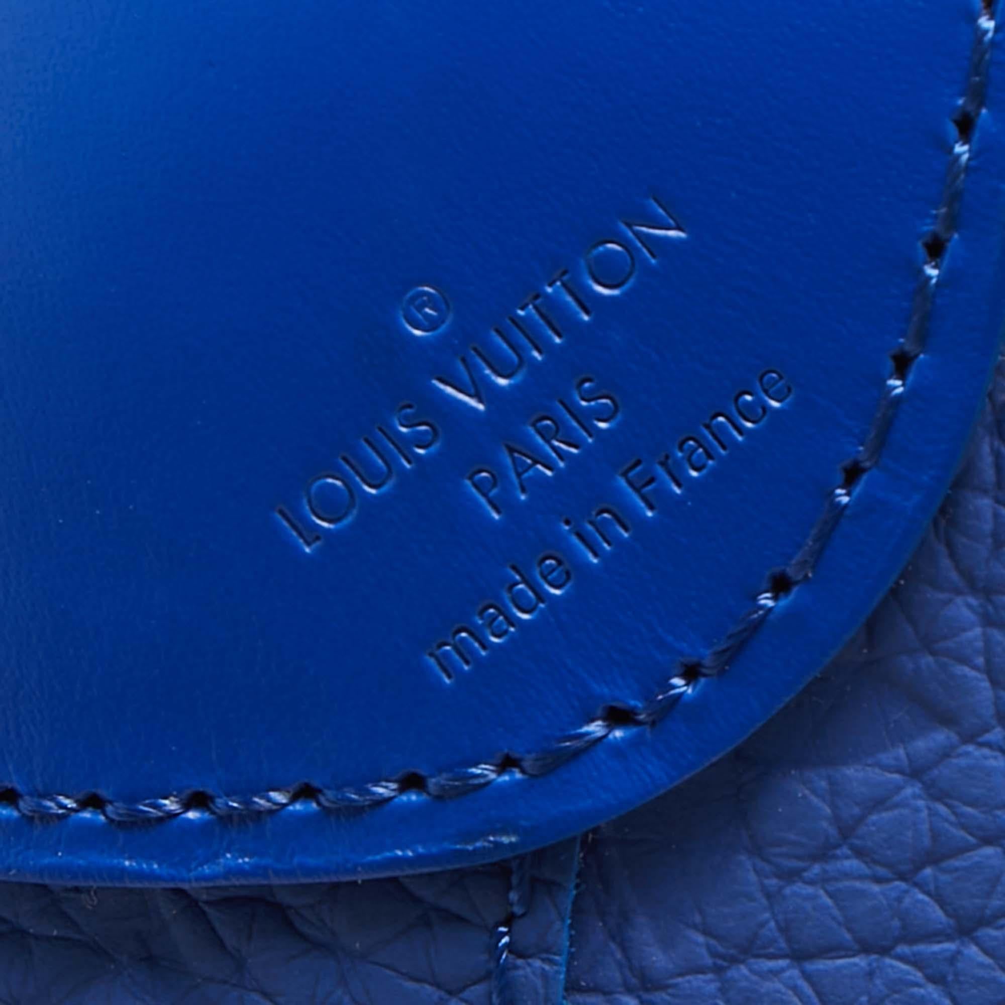 Maleta Louis Vuitton Horizon 55 de piel monograma Empreinte Azul Racing 2