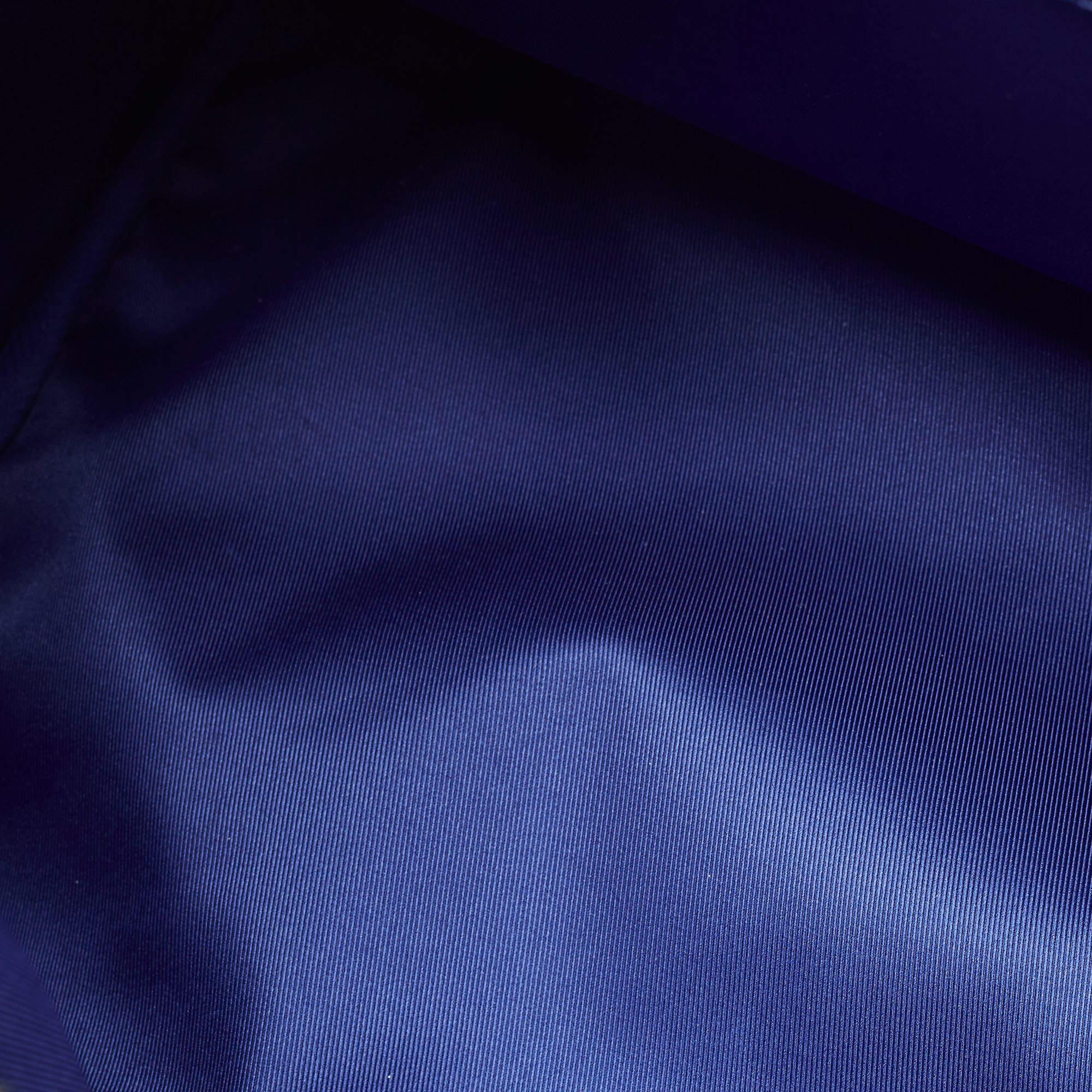 Louis Vuitton Racing Blue Monogram Empreinte Leather Keepall Bandoulière 50 9