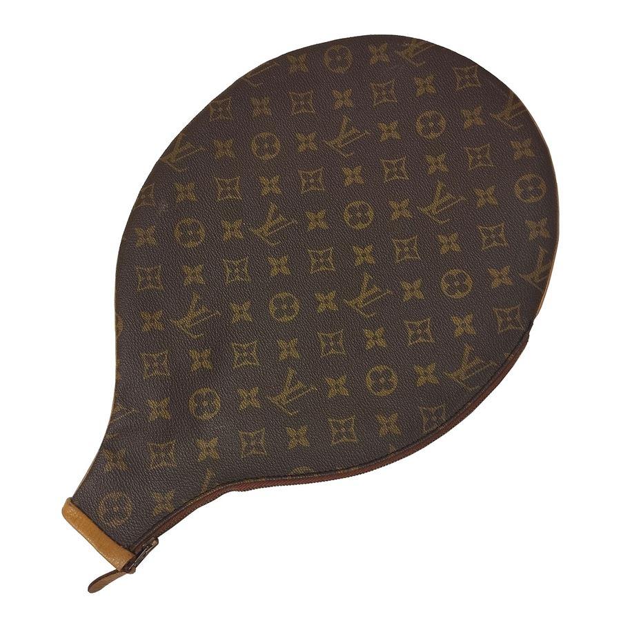 Vintage Year 1978 Canvas Monogram Zip closure Suitable for actual padel rackets Cm 27 x 40 (106 x 157 inches)