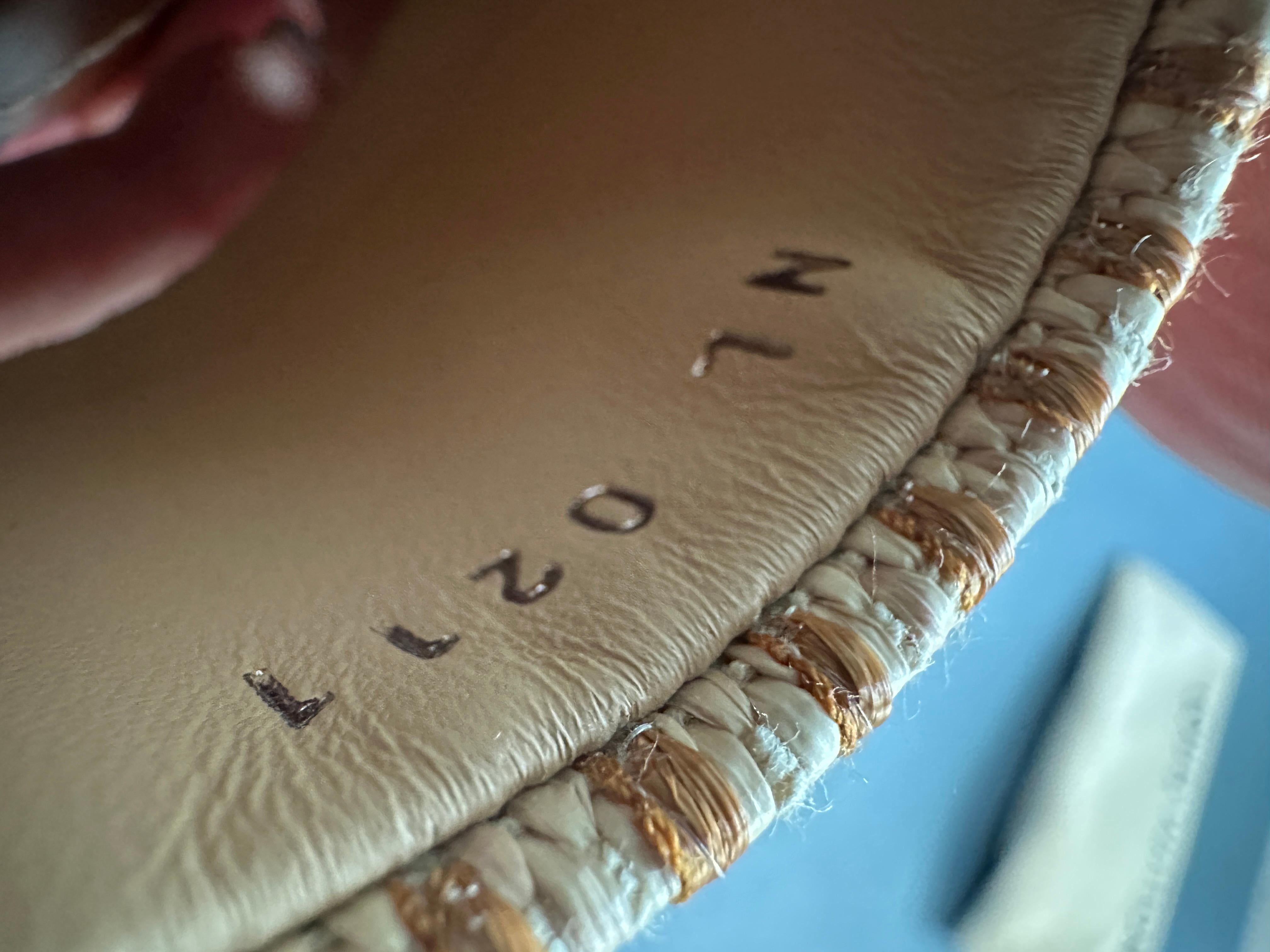 Louis Vuitton Raffia Calfskin Monogram Sienna Flat Sandals 37.5 Cognac 1