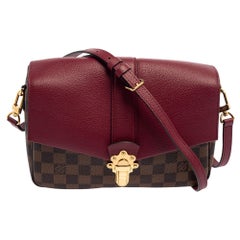 Louis Vuitton Raisin Damier Ebene Canvas Clapton Bag