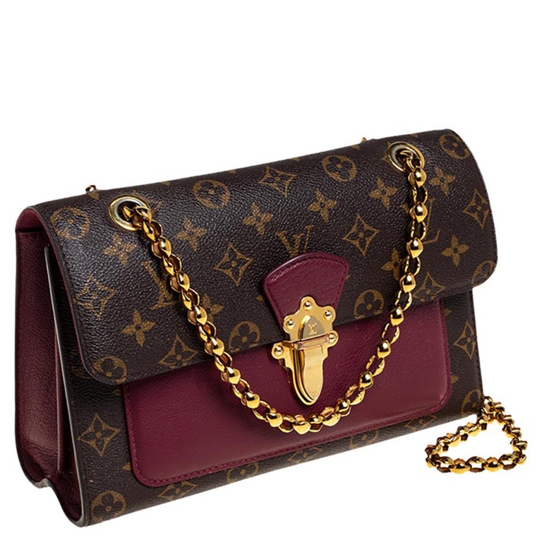 Louis Vuitton Raisin Monogram Canvas Victoire Bag at 1stDibs