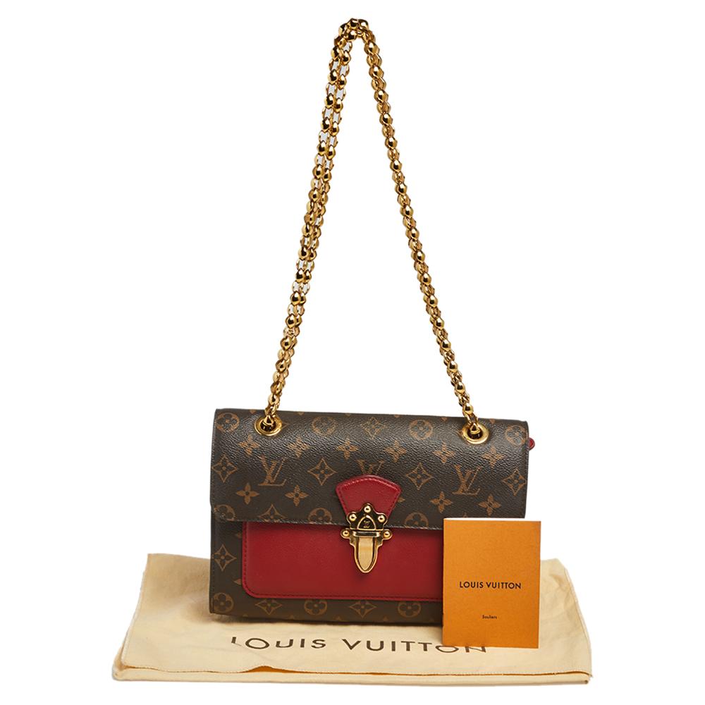Louis Vuitton Raisin Monogram Canvas Victoire Chain Bag 7