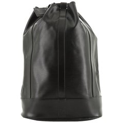 RDC11828 Authentic Vintage LOUIS VUITTON Black Epi Leather Randonnee S –  REAL DEAL COLLECTION