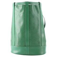 LOUIS VUITTON Backpack in Green Epi Leather at 1stDibs