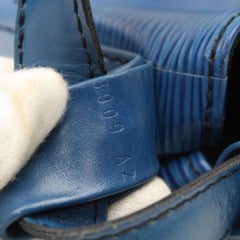 Louis Vuitton Randonnee Epi Tolede Gm Backpack Hobo 868623 Blue Leather Shoulder