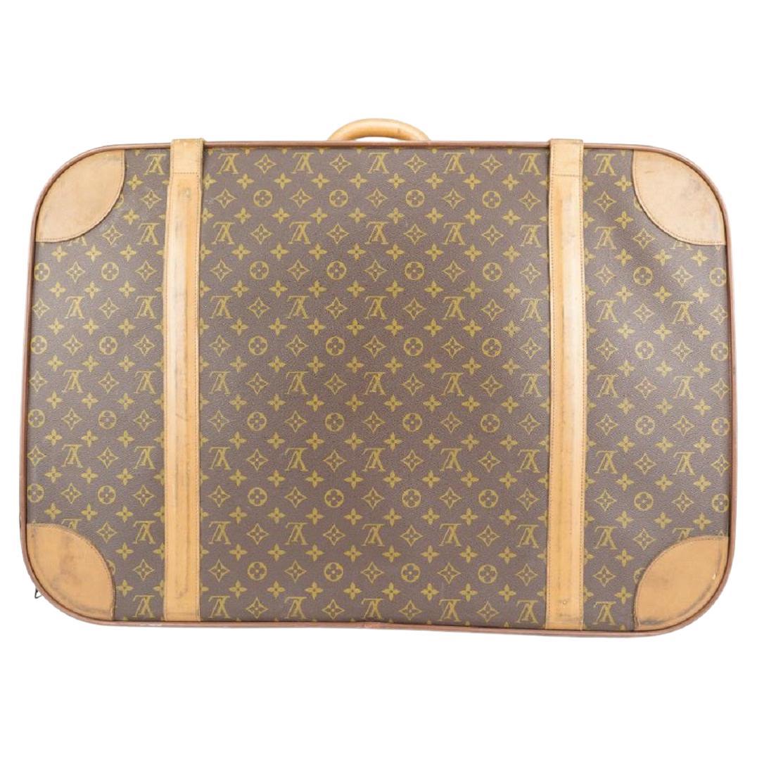 Louis Vuitton Large Steamer Bag Keepall Monogram Travel Tote French Company  70s at 1stDibs