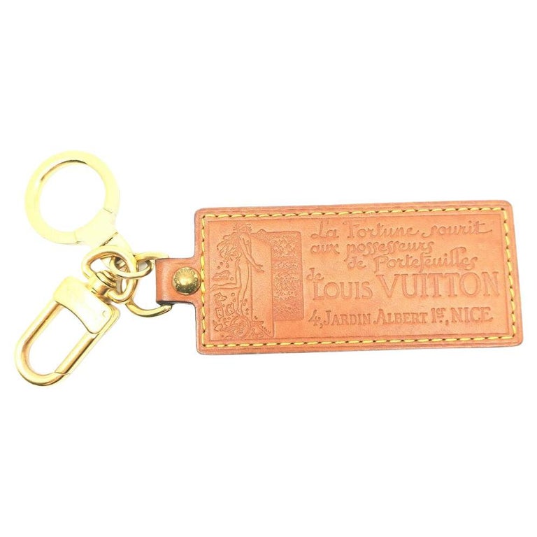Louis Vuitton 2023 Rare Monogram Fortune Cookie Bag Charm Key Holder 1LK0127