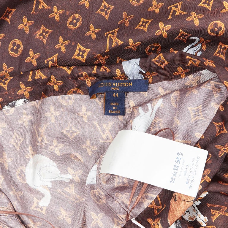 Products By Louis Vuitton: Since 1854 Silk Twill Pajama Pants