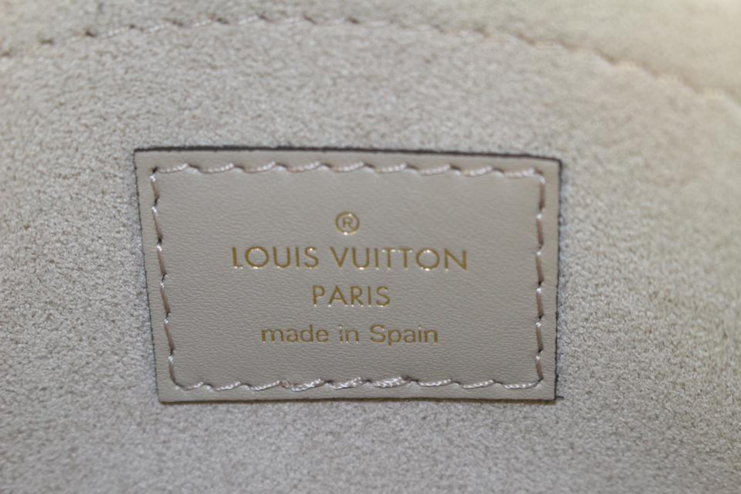 Louis Vuitton Rare Beige Epi Leather Galet Neverfull Pochette MM or GM  39lk83s 6