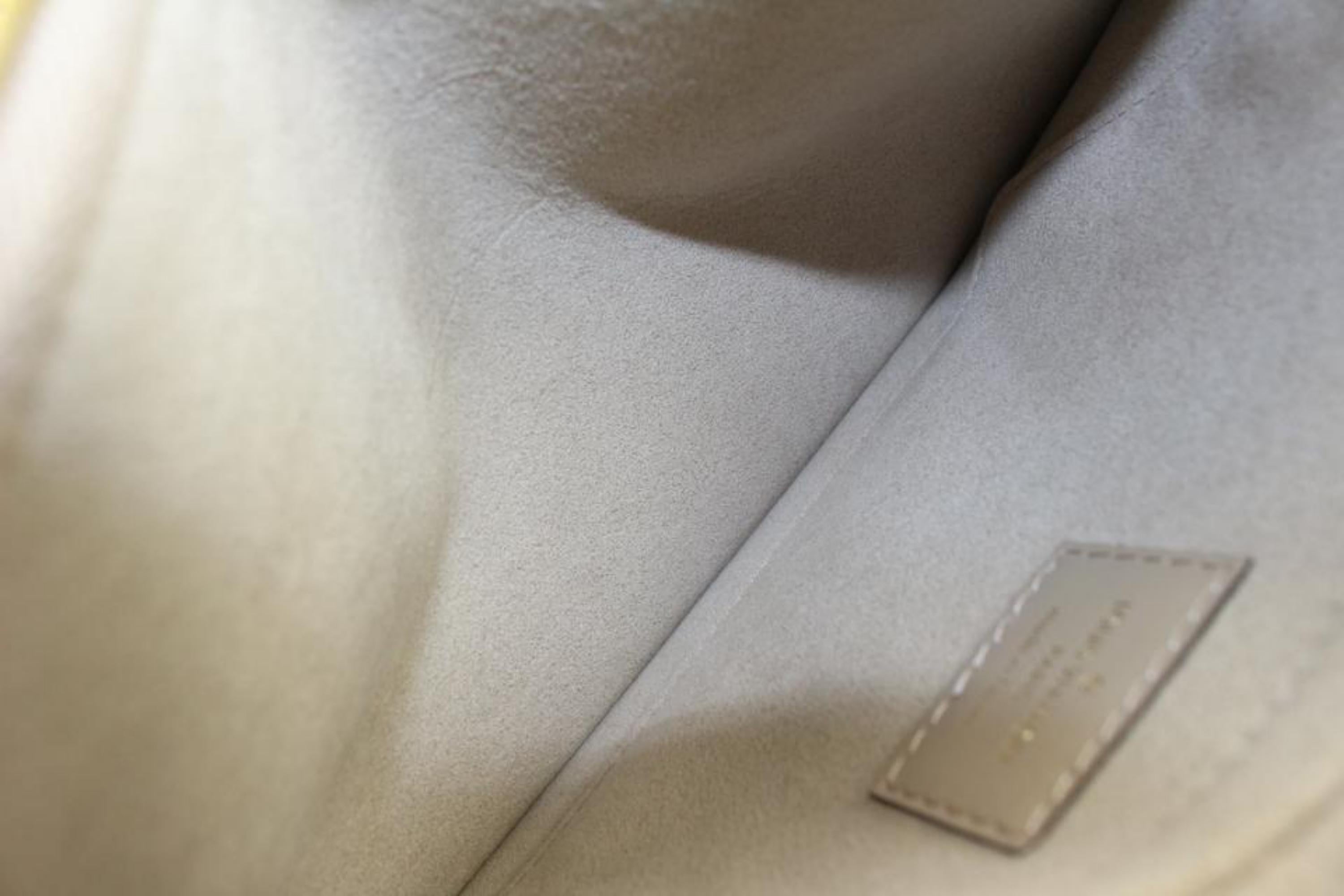 Louis Vuitton Rare Beige Epi Leather Galet Neverfull Pochette MM or GM  39lk83s 5