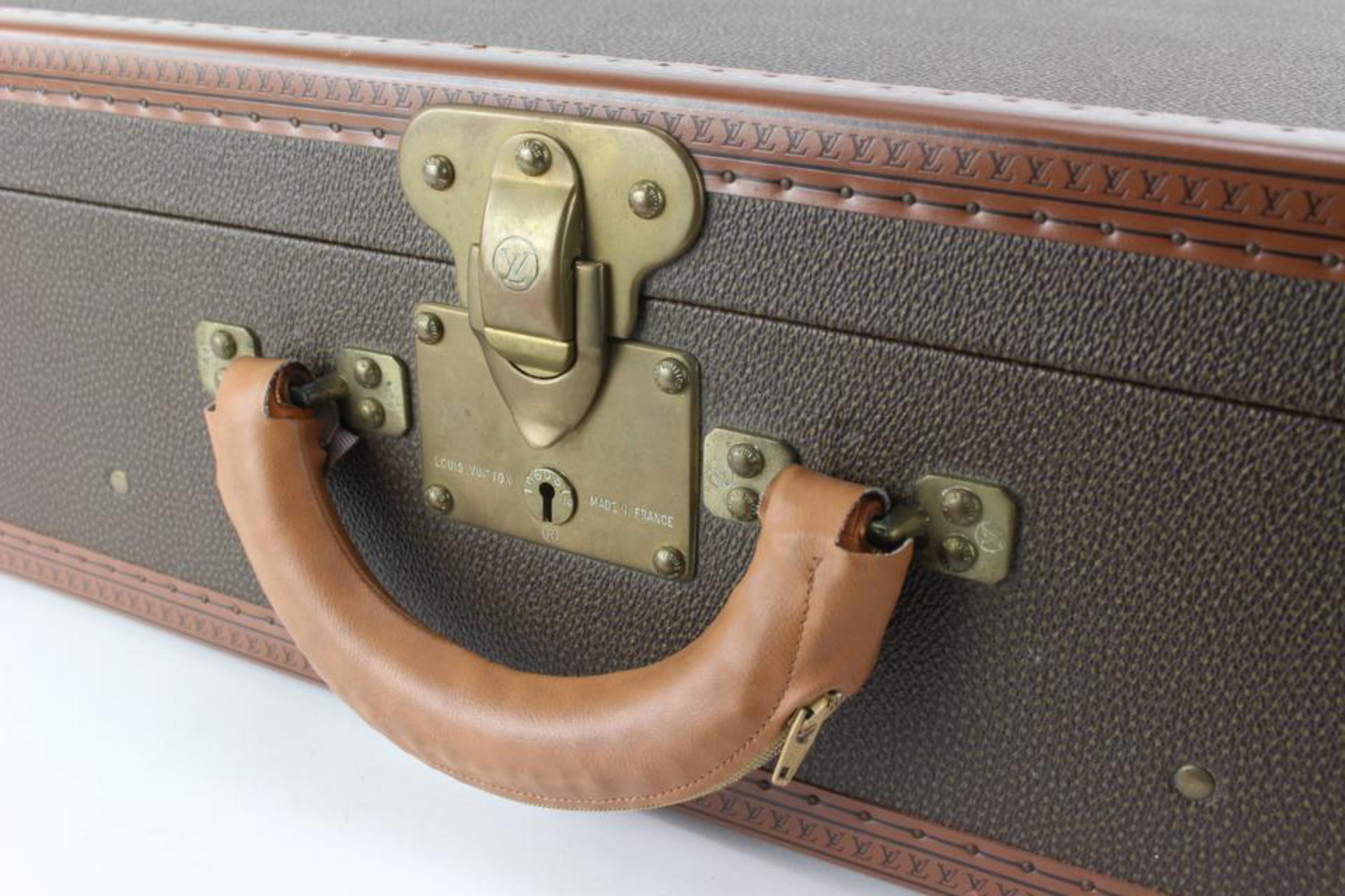 Louis Vuitton Rare malle à vapeur Bisten 60 rigide 3lz729s 2