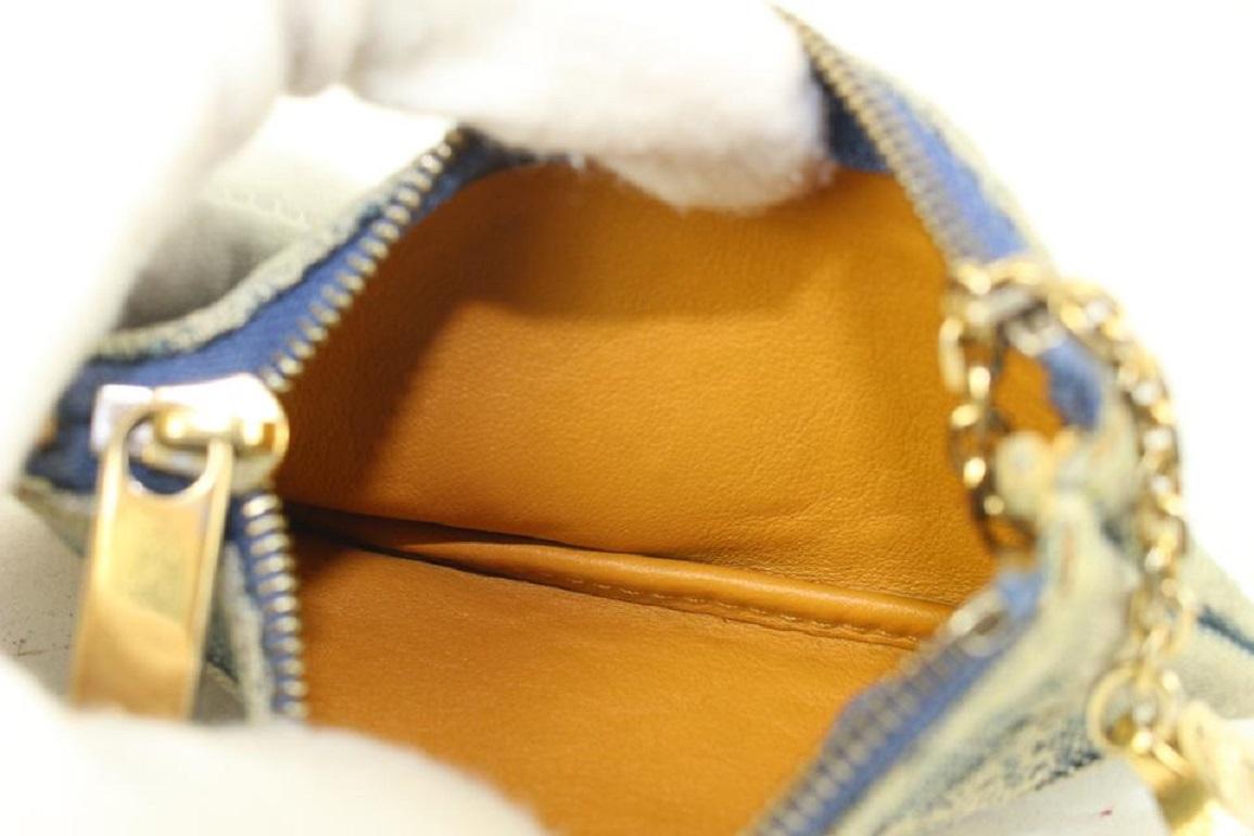 louis vuitton key pouch blue