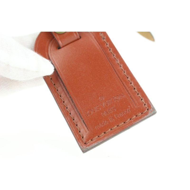 Seltene braune Leder-Gepäcktasche/Taschenanhänger Speedy Keepall Epi von Louis Vuitton im Angebot 5