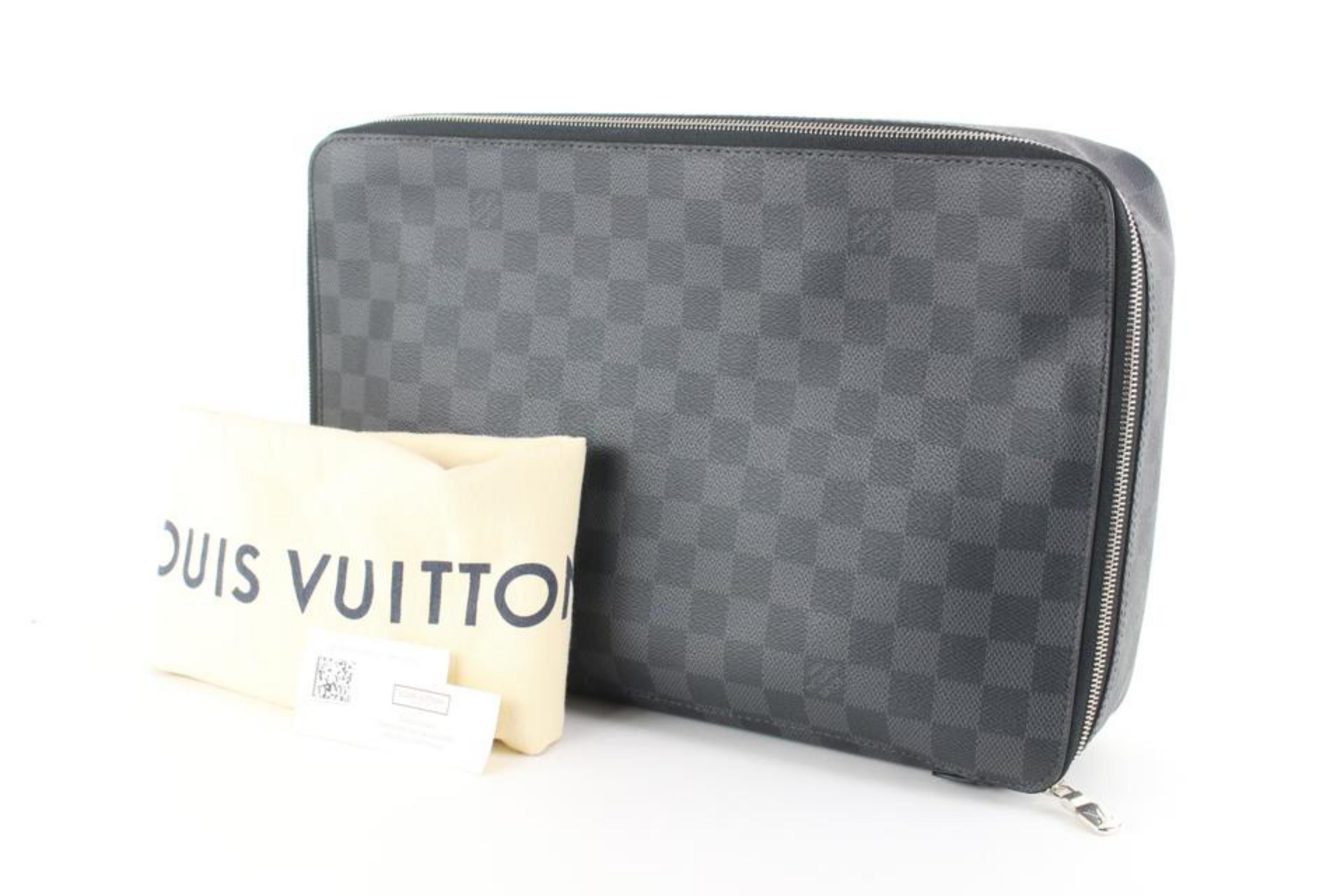 Louis Vuitton Rare Damier Graphite Packing Cube GM 78lu825s 4