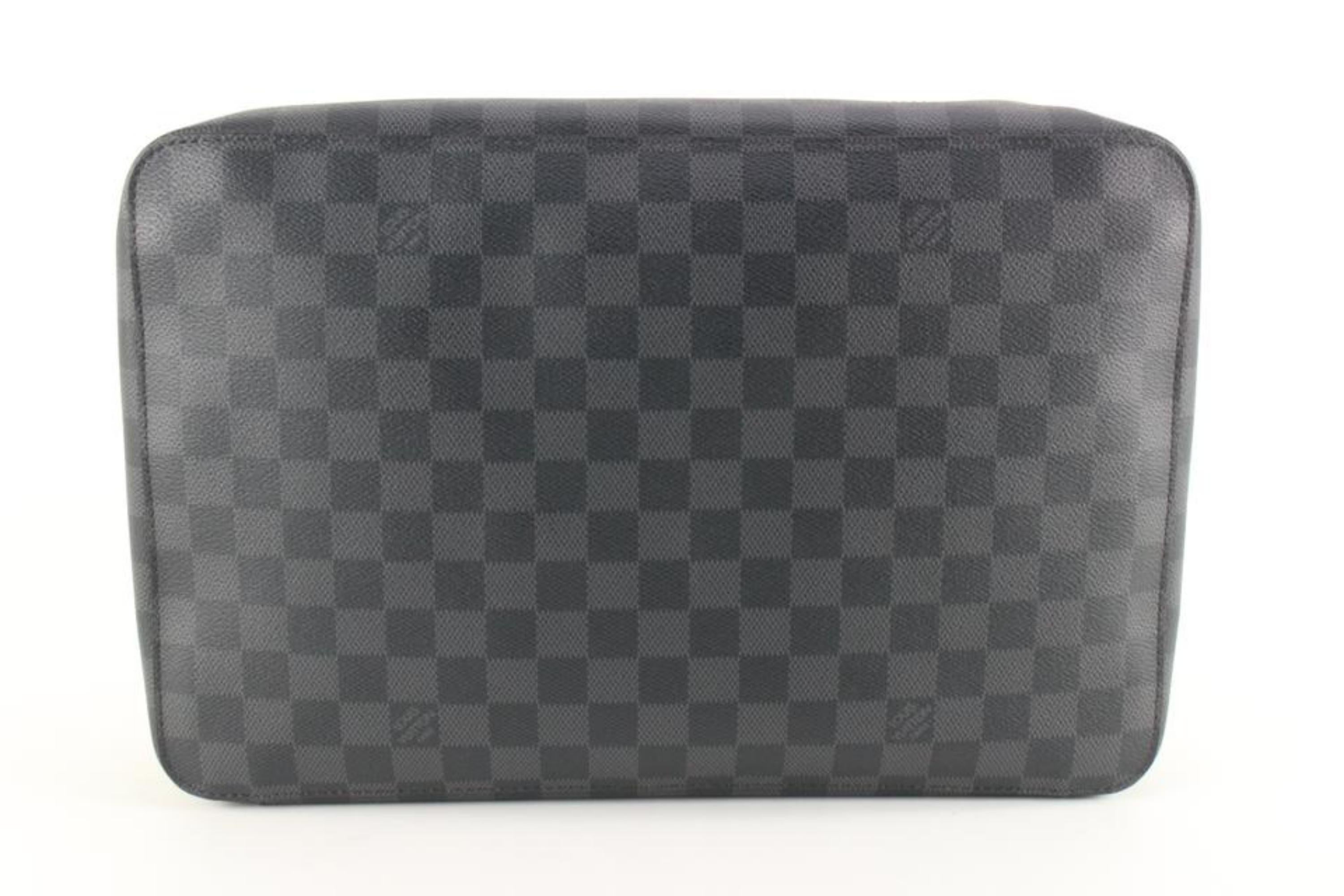 Louis Vuitton Rare Damier Graphite Packing Cube GM 78lu825s In New Condition In Dix hills, NY
