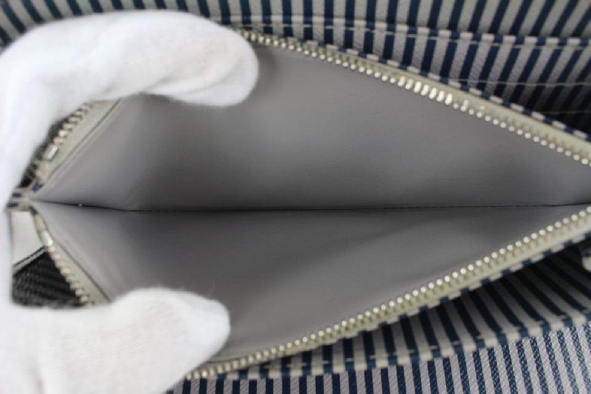 Louis Vuitton Rare Damier Graphite Trunks and Locks Zippy Organizer Wallet  For Sale 5