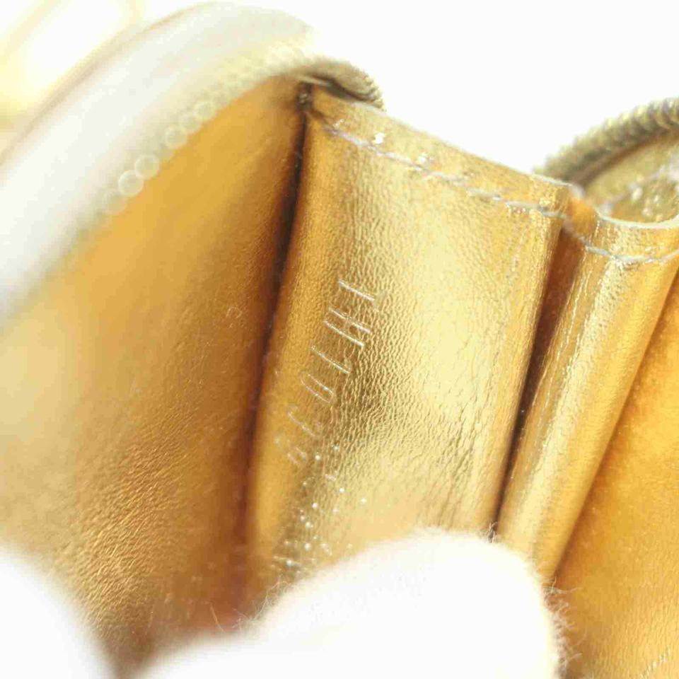 Louis Vuitton  Rare Gold Mirroir Coin Purse Porte Monnaie Coeur Pochette Cles 5