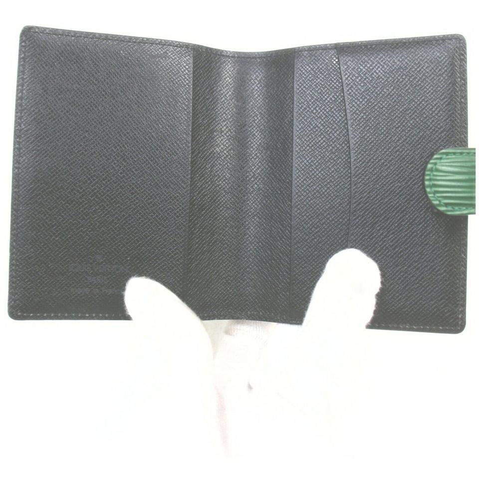 Louis Vuitton Rare Green Epi Leather Borneo Mini Agenda 863119 6
