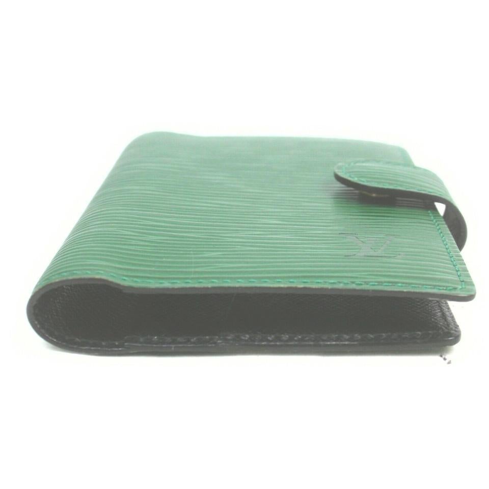 Louis Vuitton Rare Green Epi Leather Borneo Mini Agenda 863119 2