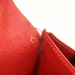 Louis Vuitton Rare Groom Bellboy Long Portefeuille Sarah Flap Wallet 867618