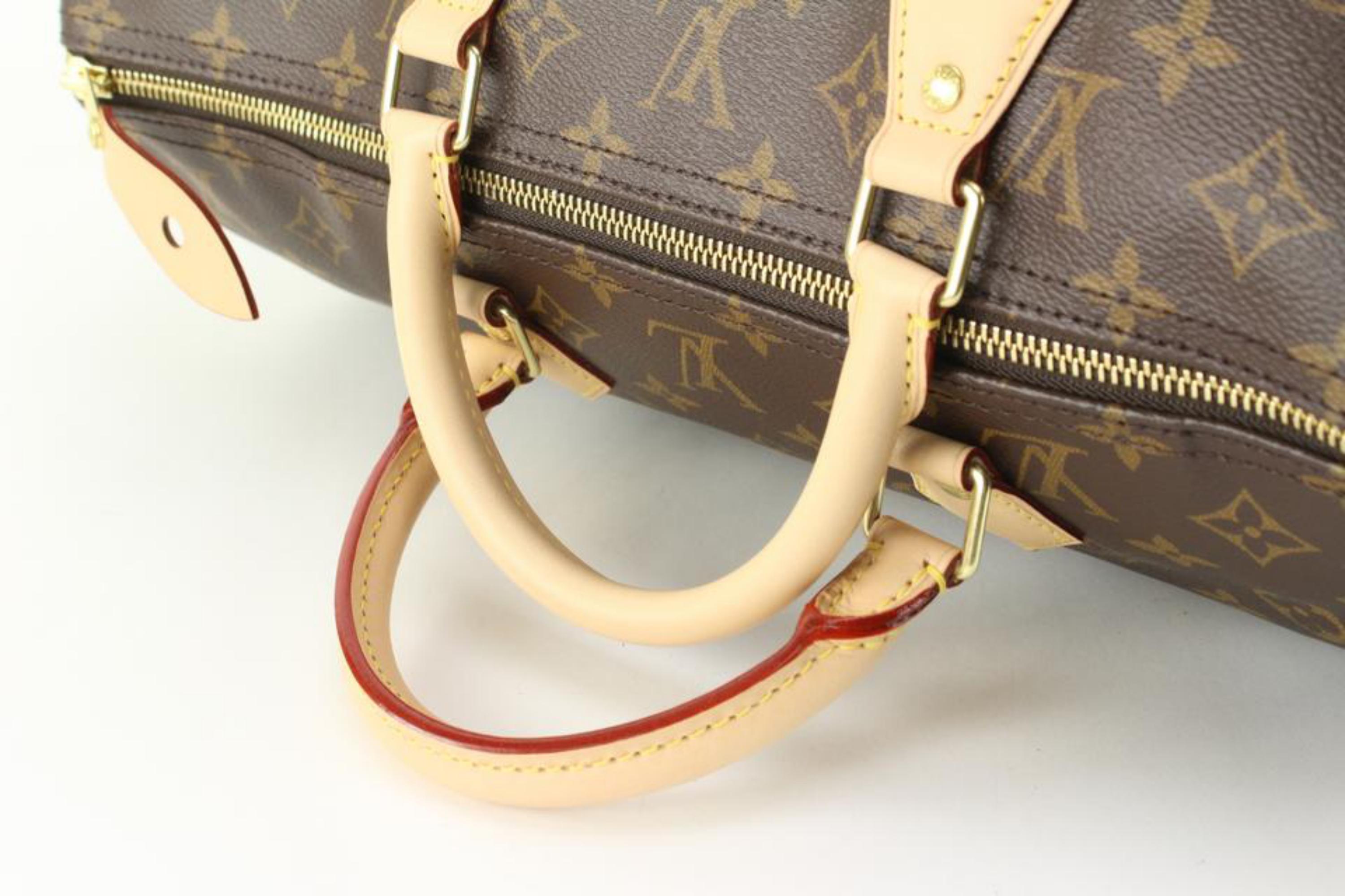 Louis Vuitton Rare Large Monogram Speedy 40 Boston Bag GM 50lk725s For Sale 6