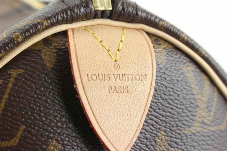 Louis Vuitton Rare Large Monogram Speedy 40 Boston Bag GM 50lk725s For Sale  at 1stDibs