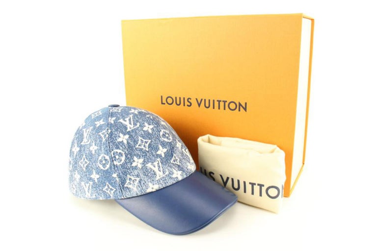 Shop Louis Vuitton MONOGRAM Monogram Jacquard Denim Cap (M77437
