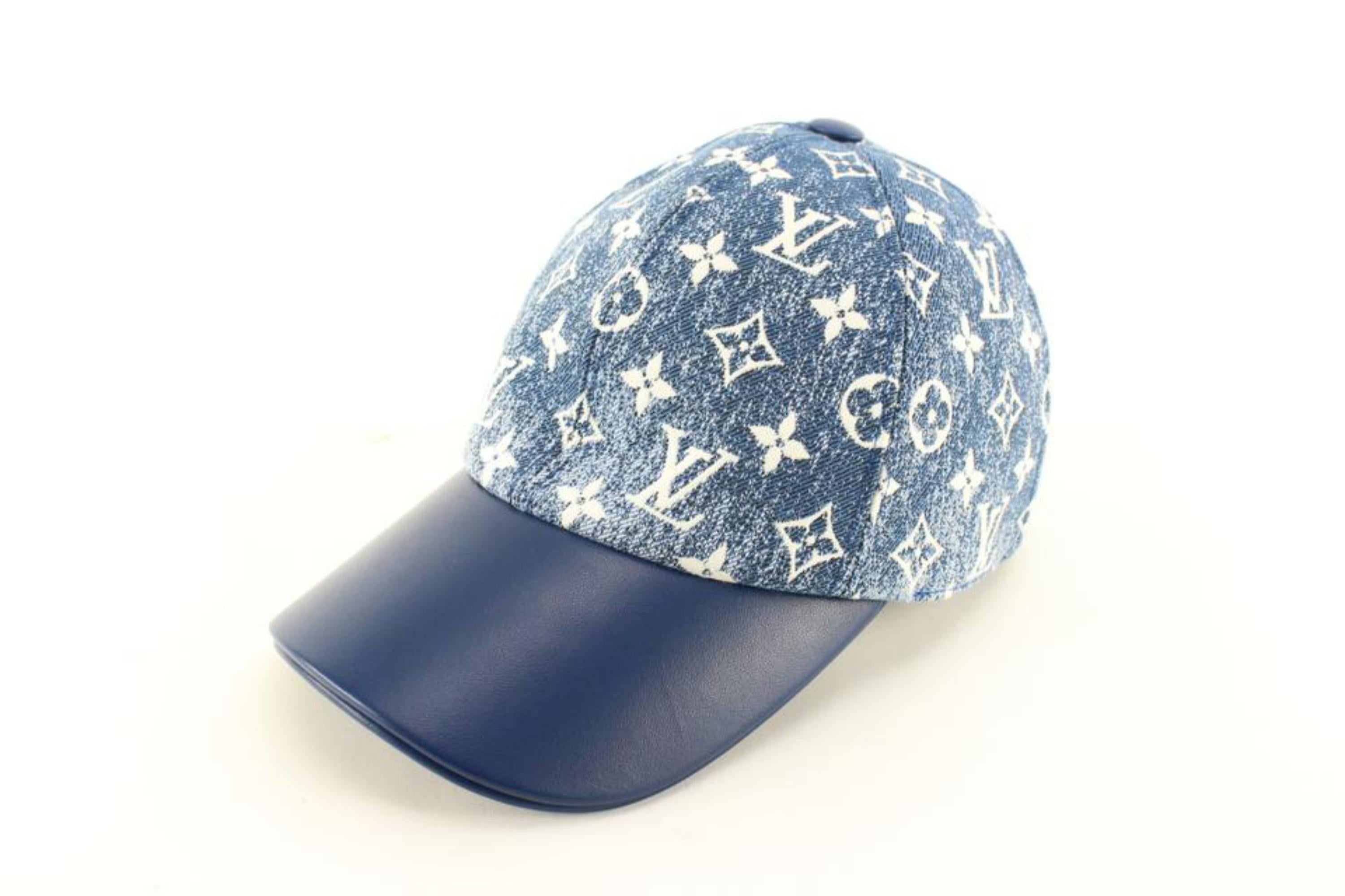 denim louis vuitton hat