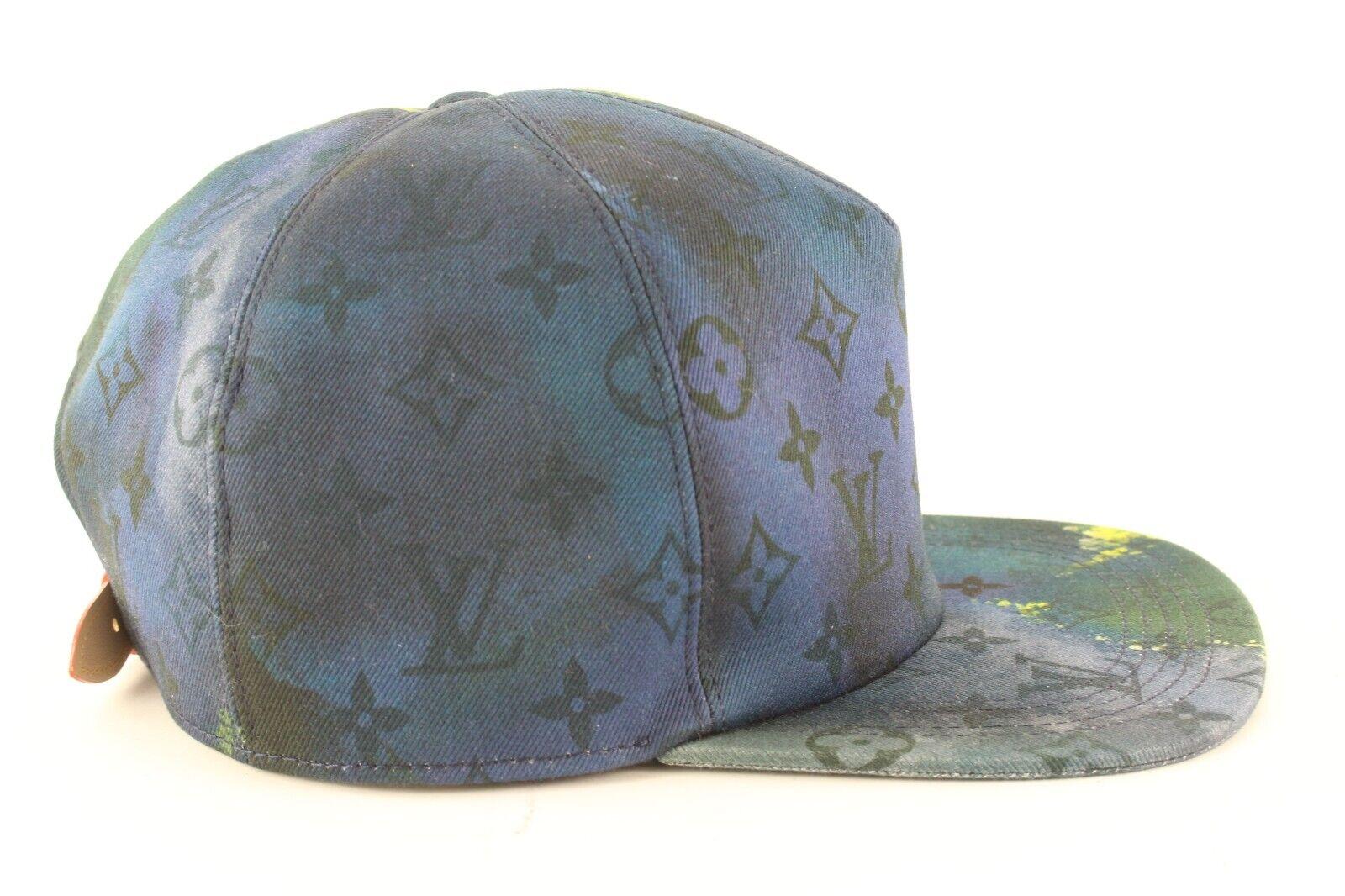 Louis Vuitton Rare Limited Baseball Cap Hat Tye Dye Monogram 5LK0427 In New Condition In Dix hills, NY