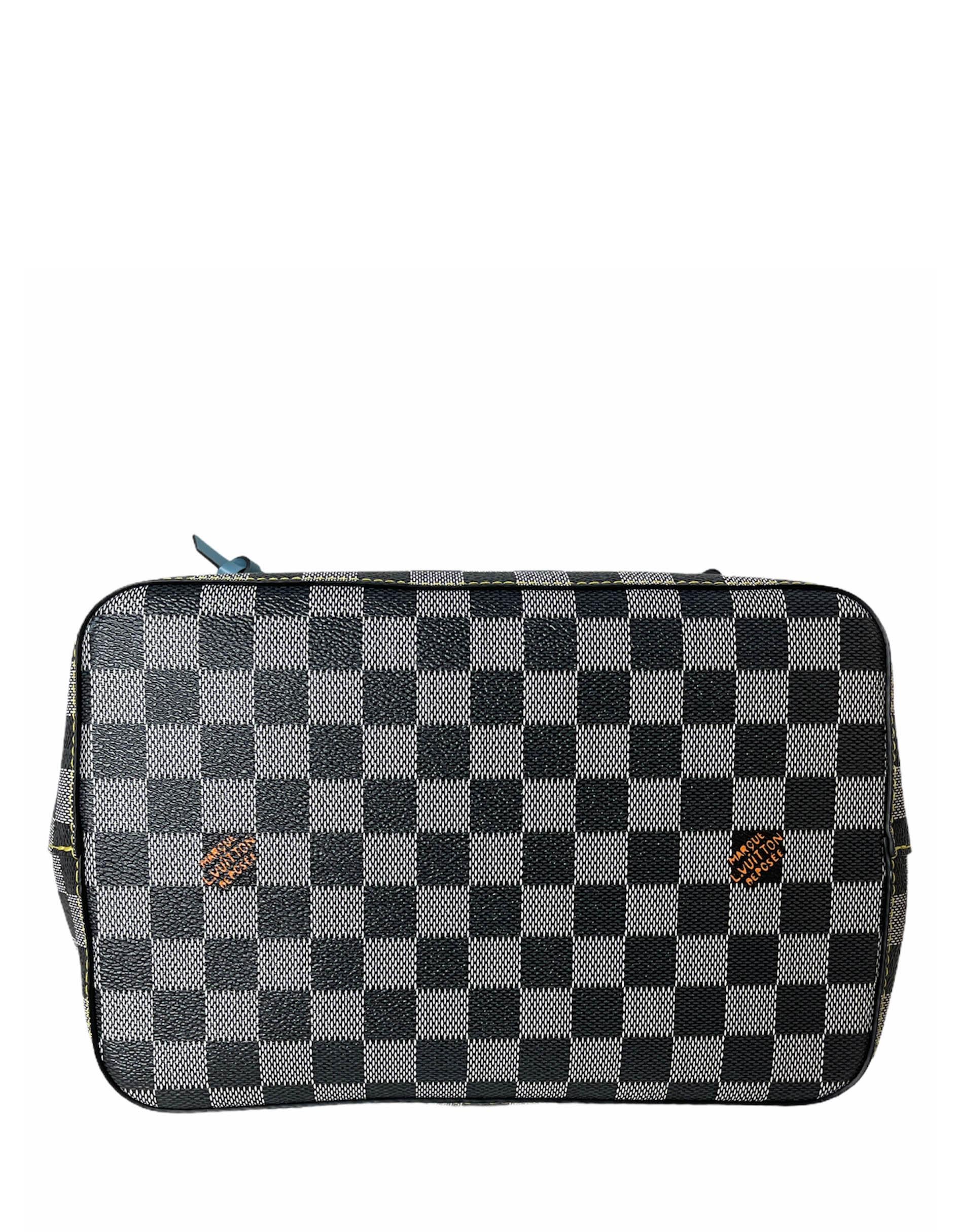 SELTENE Schwarz-Weiße Damier Canvas NeoNoe-Tasche von Louis Vuitton 1