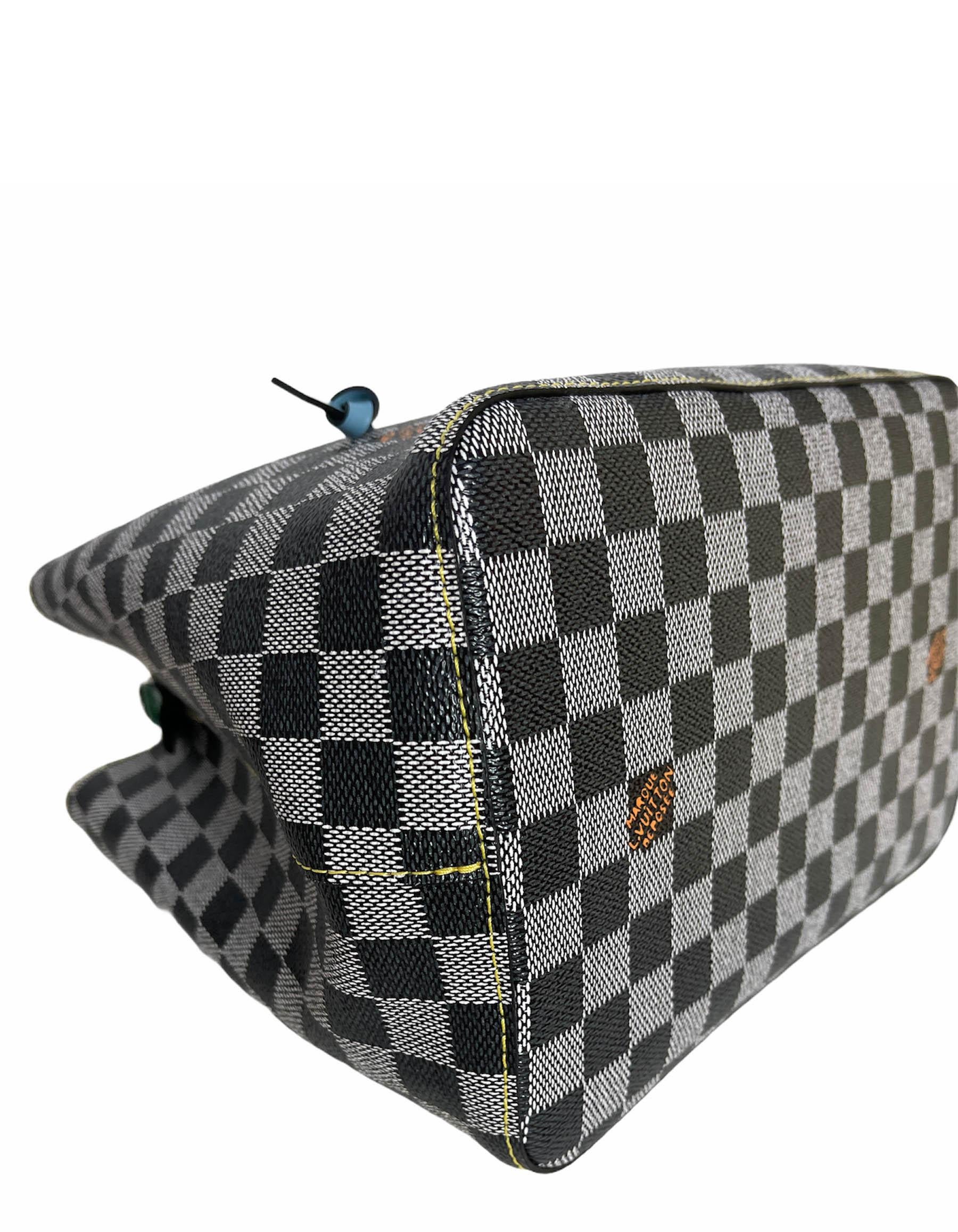 SELTENE Schwarz-Weiße Damier Canvas NeoNoe-Tasche von Louis Vuitton 2