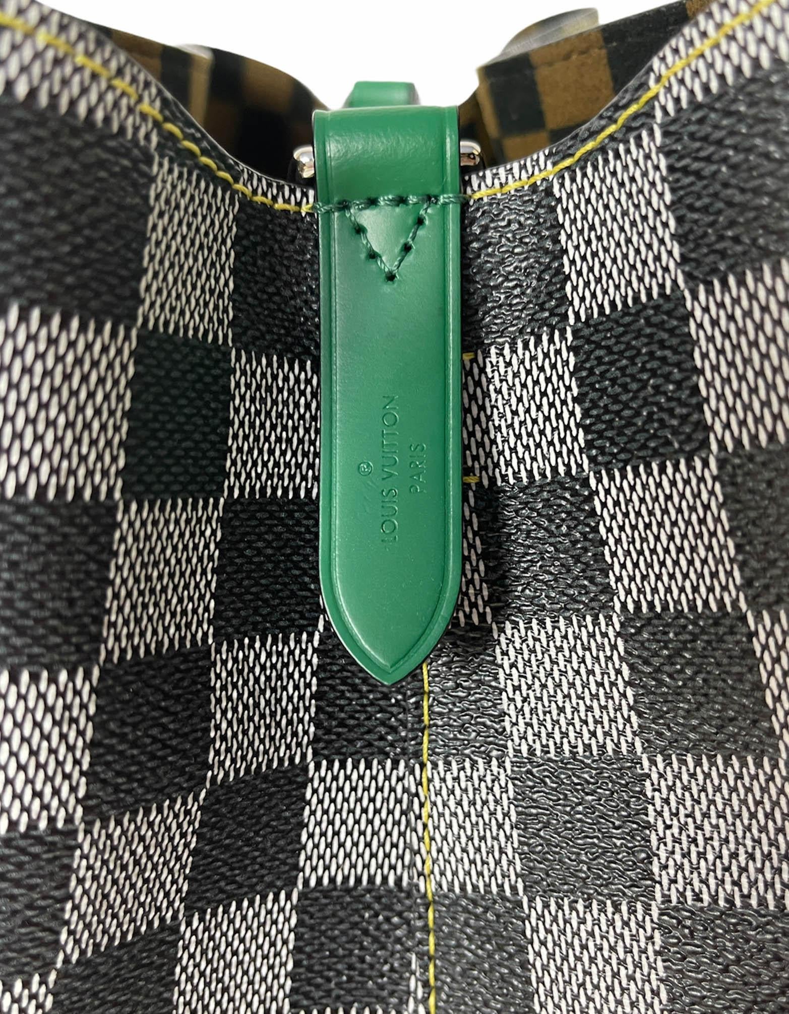 SELTENE Schwarz-Weiße Damier Canvas NeoNoe-Tasche von Louis Vuitton 4