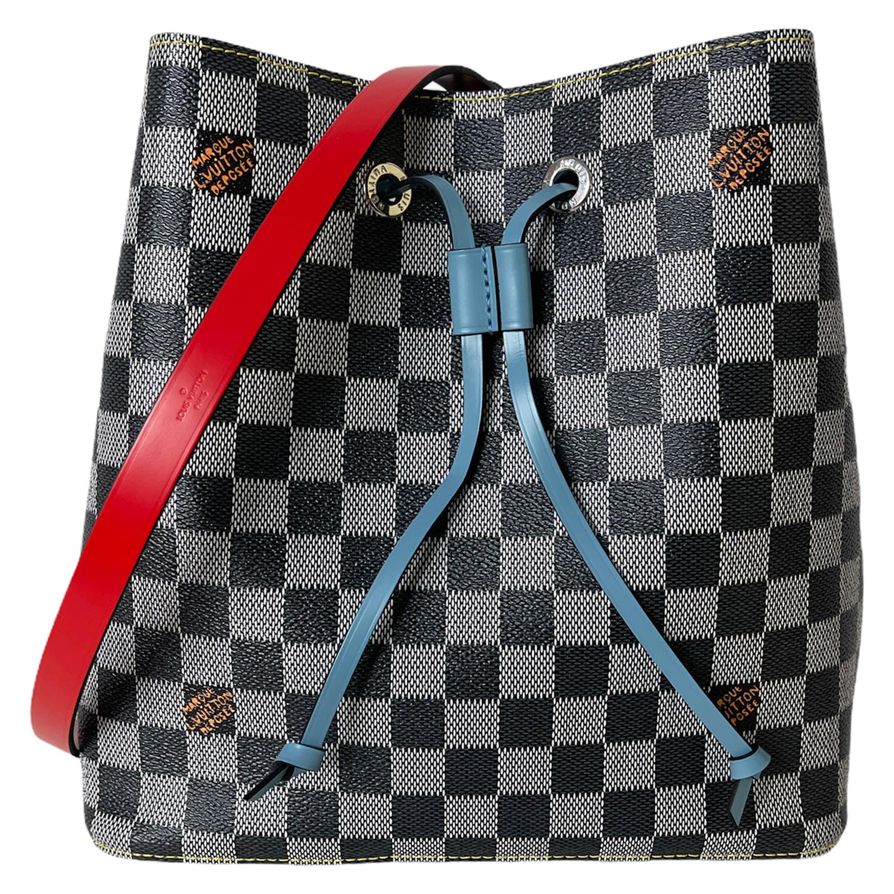 Louis Vuitton RARE Limited Edition Black and White Damier Canvas