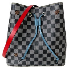 SELTENE Schwarz-Weiße Damier Canvas NeoNoe-Tasche von Louis Vuitton