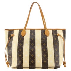 Louis Vuitton Rare Limited Rayures Monogram Neverfull MM Tote Bag 384lvs527 