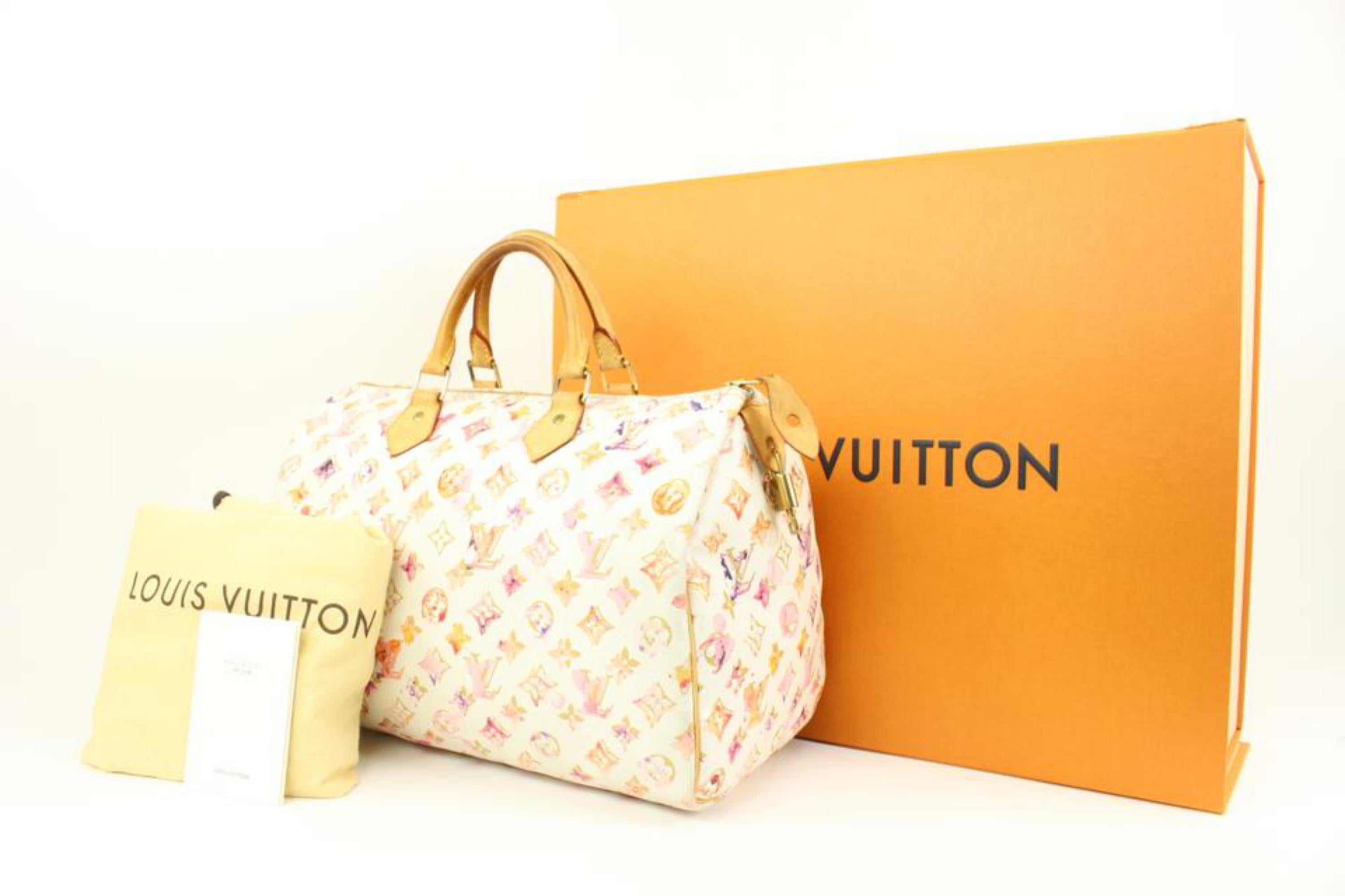 Louis Vuitton Water Color Monogram 35cm Speedy Bag GHW